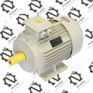 الکتروموتور چینی 5.5 کیلووات (7.5 اسب) سه فاز کلاچ دار 3000 دور پوسته چدن سیم پیچ مس