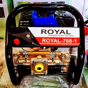 خرید سم‌پاش پرتابل بنزینی رویال دوزمانه  768-1 | فشار قوی 30 بار، شیلنگ 15 متری، کم‌صدا و سبک