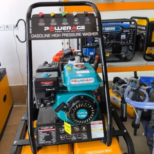 کارواش صنعتی سیار بنزینی 7.5 اسب 300 بار برند پاور ایج (powerage)